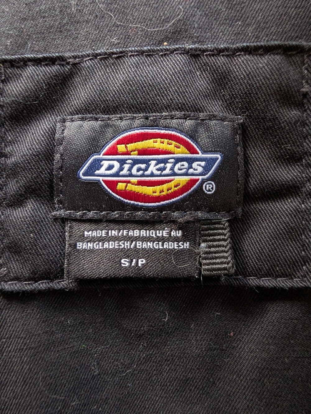 Dickies Short Jumpsuit Black Cotton Sz S - Picture 4 of 7